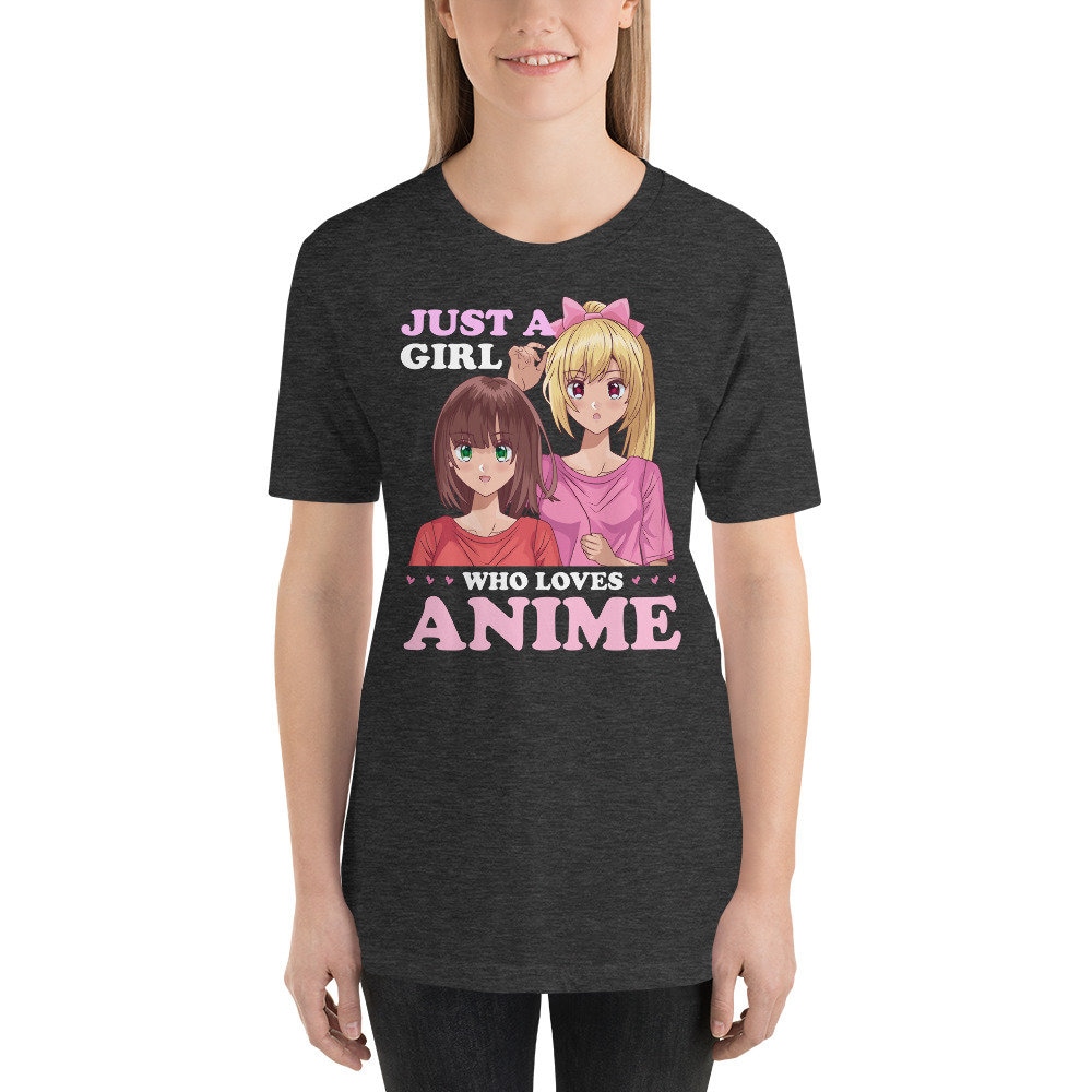 Anime Shirt Just a Girl Who Loves Anime Womens Anime | Etsy