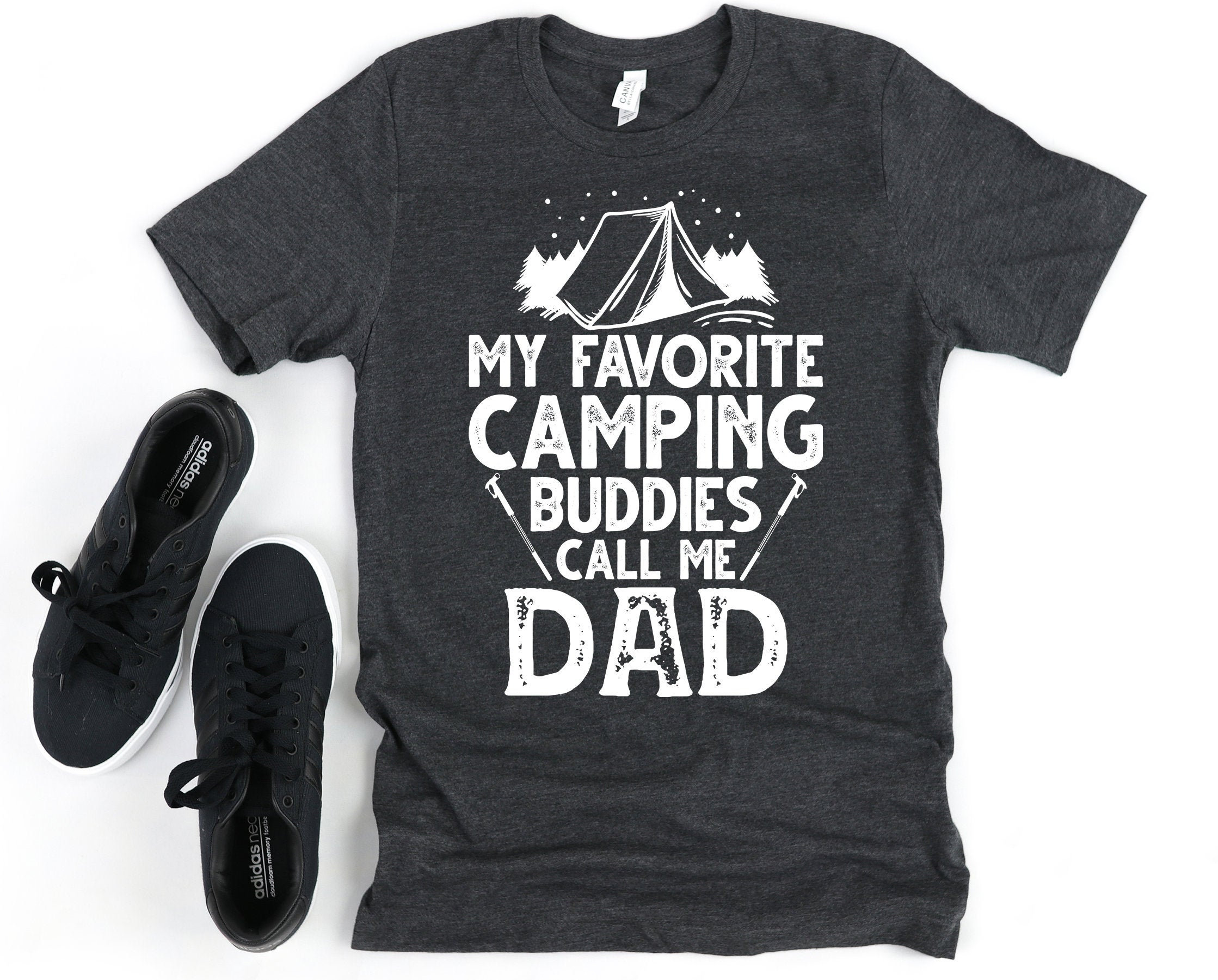 Camping Shirt for Dad Funny Outdoors 