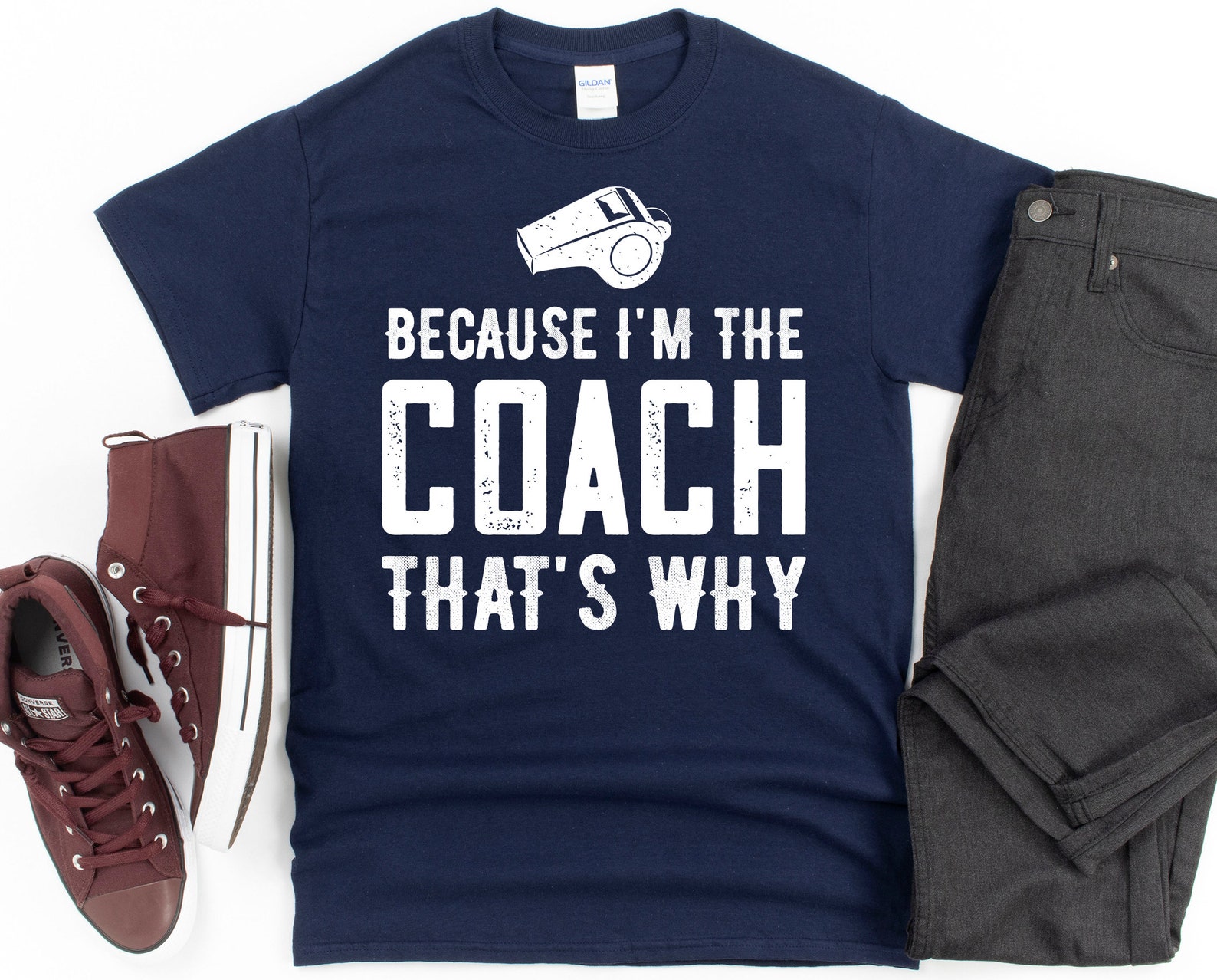 Funny Coach Shirt Sports Coach Tshirt Im the Coach thats Etsy