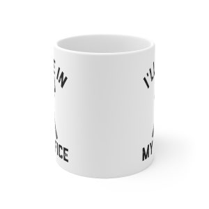 Taza de café divertida para buceadores, regalo para hombres: "Estaré en mi oficina", taza de café para buceadores, 325 ml (11 oz). imagen 6
