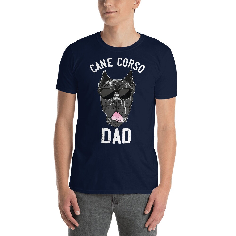 T-shirt Cane Corso Dad - Drapeau USA, Choix Taille S-3XL, Personnalisable, Coton