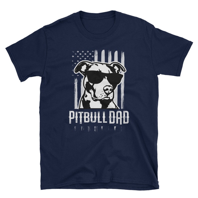Pitbull Gift Mens Pit Bull Gift Pitbull Dad Mens Shirt - Etsy