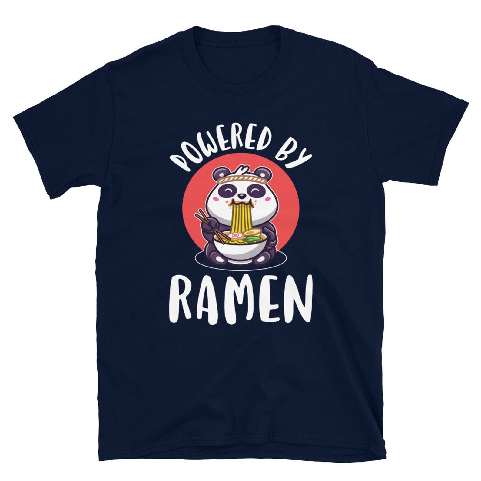 Powered by Ramen Shirt / Hoodie / Funny Ramen Gift / Panda Etsy
