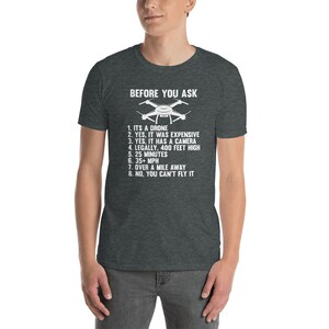 Drone Pilot Shirt, Funny Drone Gift, FPV Drone Tee, Christmas Gift for Drone Pilot, Drone Lover Hoodie image 5