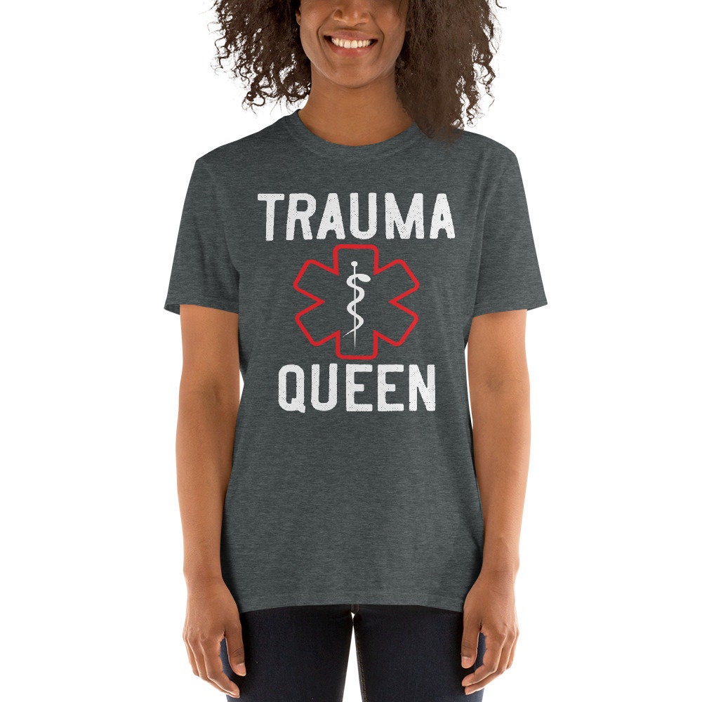 EMT Shirt for Women Paramedic Emergency Nurse Trauma Queen | Etsy