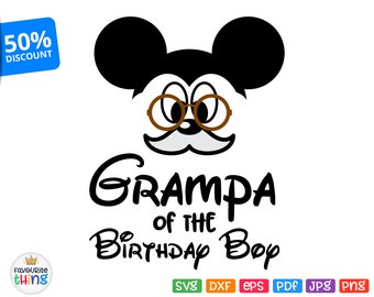 Download Grandpa mickey svg | Etsy