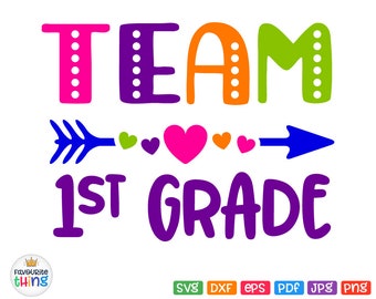first grade svg etsy