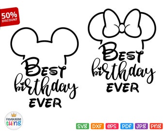 Download Mickey mouse birthday svg | Etsy