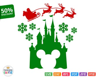 Download Disney Christmas Svg Mickey & Minnie Mouse Disneyland ...