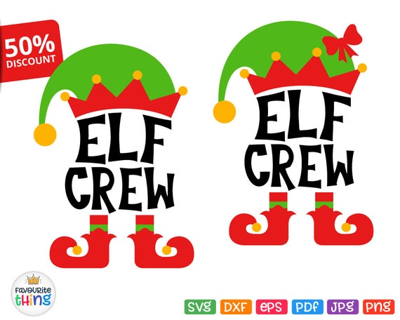 Elf Crew Svg Christmas Elves Svg Elf Family Svg Elf Shirt | Etsy