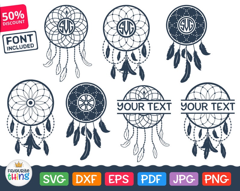 Free Free 233 Dream Catcher Monogram Svg SVG PNG EPS DXF File