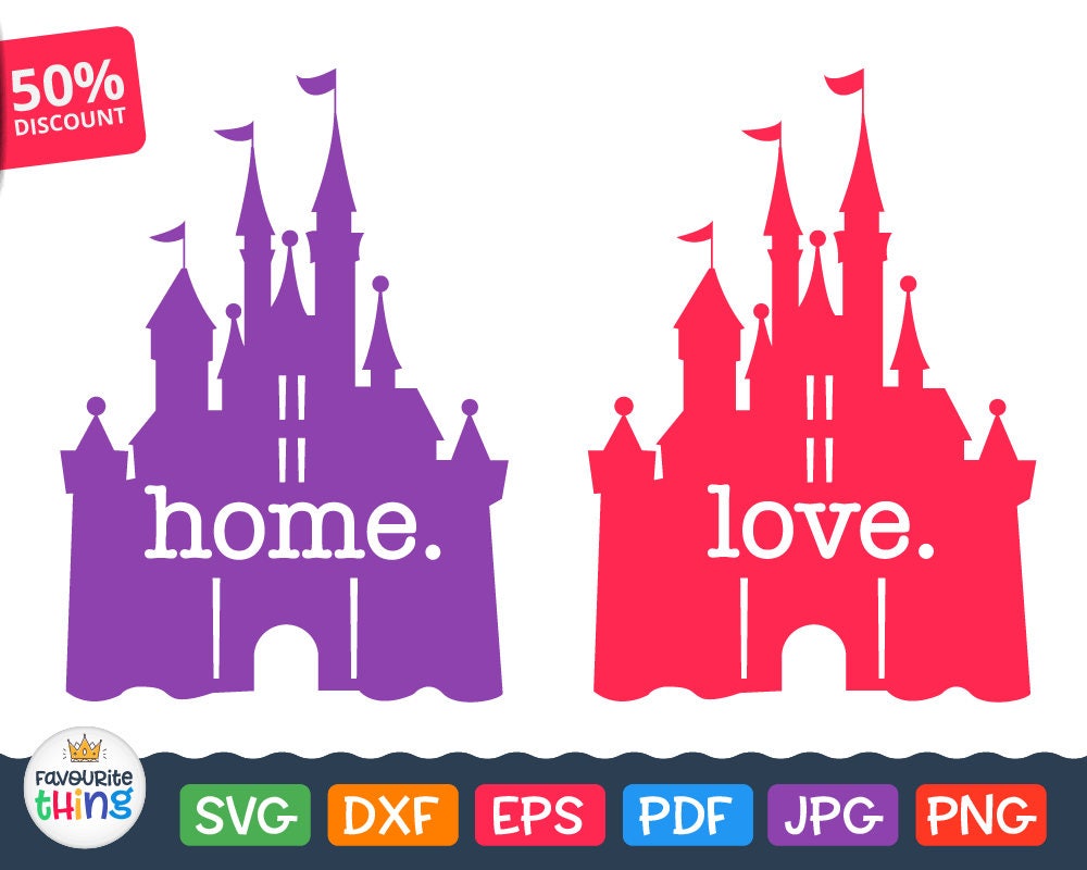 Download Disney Castle Svg Disneyland Cinderella Princess Castle | Etsy