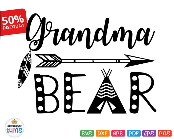Download Grandma Bear Svg Grandmother Shirt Svg Digital File ...