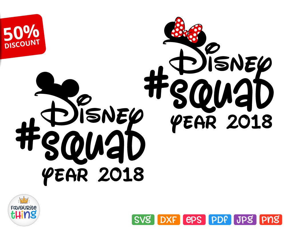 Download Disney Squad Year 2018 Grad Svg DisneySquad Graduation | Etsy