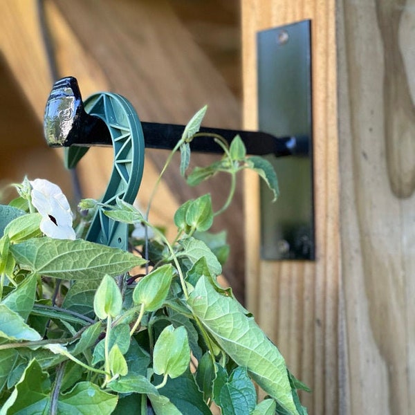 Rustic Metal Wall Hook | Plant Holder | Coat Robe Bathroom Hook | Outdoor Indoor Minimalist Design | Repurposed House Decoration