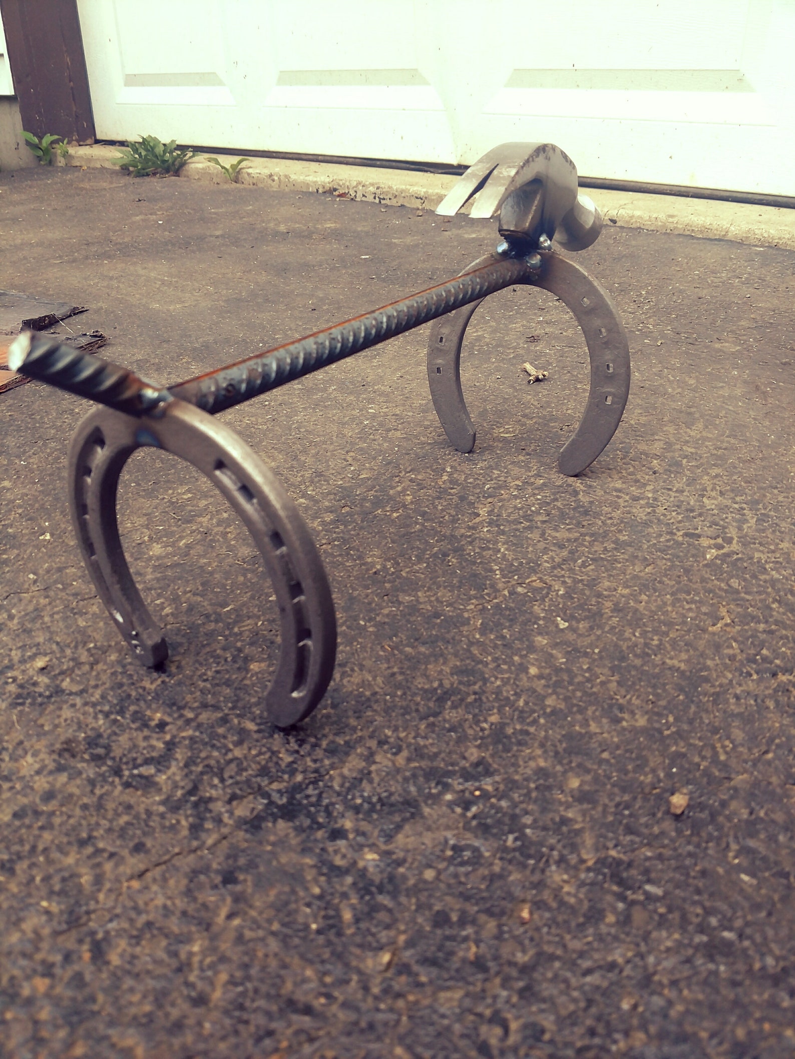 Horseshoe Dog Art Weld Horseshoe Puppy Horseshoe Dog | Etsy