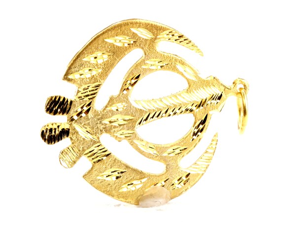 khanda ring gold