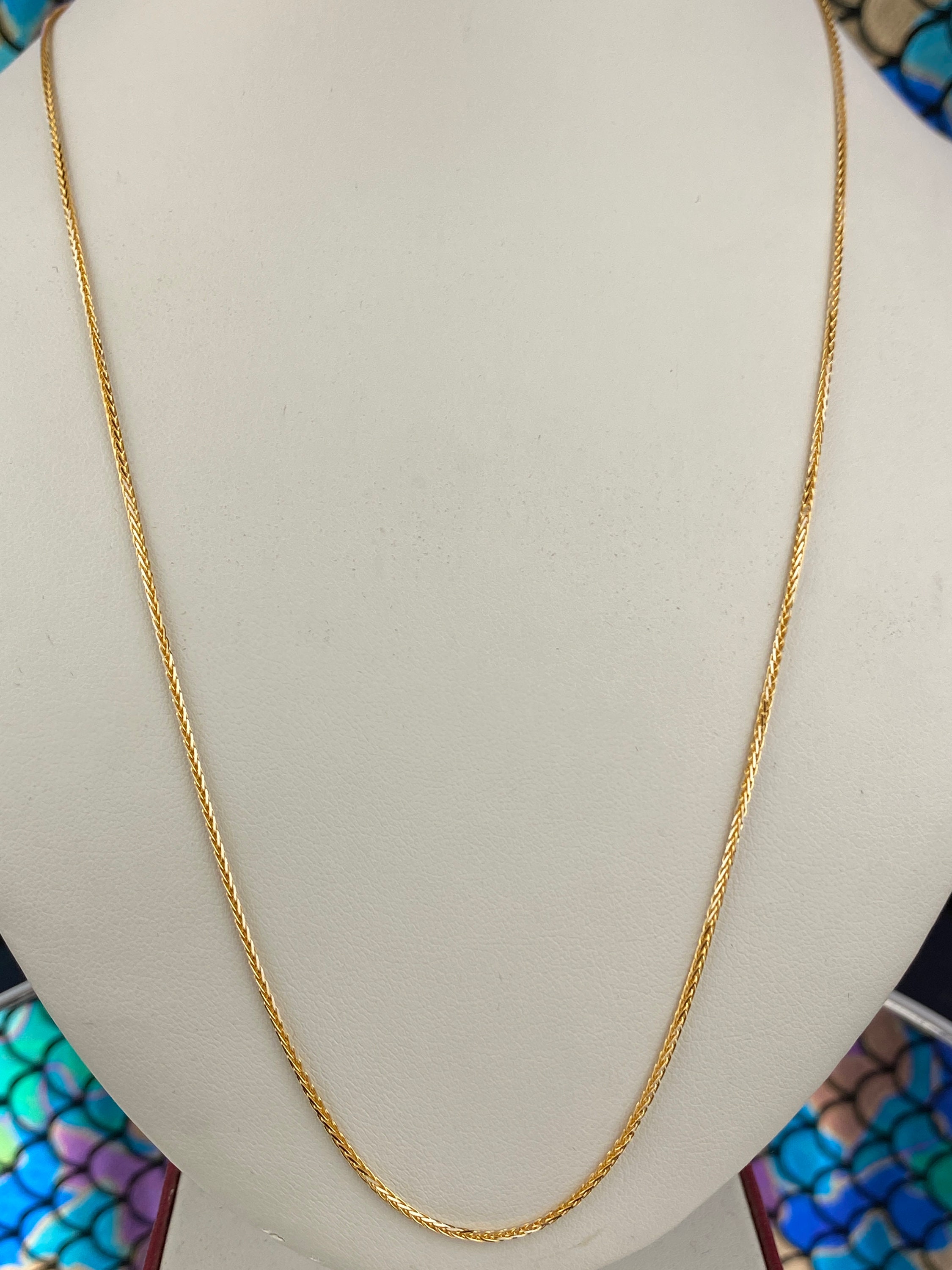 22k Cadena de Oro Sólido Damas Filigrana Diseño c0484 Etsy