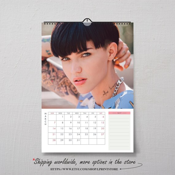 Ruby Rose Calendar 2021 Etsy ruby rose kalender 2021