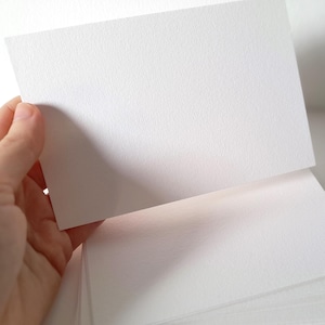 Cartolina vuota da 4 x 6 pollici, cartolina da 4 x 5 pollici o formato A6 da 10,5 x 14,8 cm, RETRO VUOTO, carta per acquerello da 300 g/m² e 140 libbre, cartolina fatta a mano fai da te, posta ordinaria