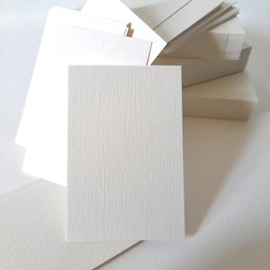 2 x 3 inch blanco kaarten voorgesneden gemengde techniek aquarel linnen getextureerde papiervoorraad DIY kunstprojecten voor aquarel acryl olie marker collage