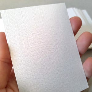 Leinen Texturierte ACEO Karten, 290gsm, Acryl & Ölgemälde Bild 3