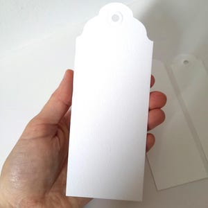 Leeres Aquarellpapier Lesezeichen: 10 Stück, 300g/m² Aquarellpapier, Verzierung für Scrapbooking, Album und Junk Journaling