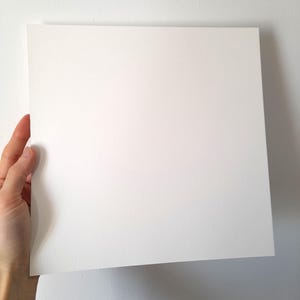 Papier aquarelle carré blanc de 6,5 à 10 pouces pour bricolage, cartes illustrées, invitations, oeuvres d'art à l'aquarelle et aux dimensions de 7,5, 8, 8,5, 9, 9,5, 10 pouces