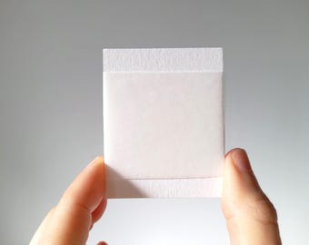 Mini carta per acquerello da 2x2,5 pollici più piccola di ACEO ATC: grana fine, cartoncino da 300 g/m², cartoncino in miniatura per piccoli dipinti ad acquerello, regalo fai da te