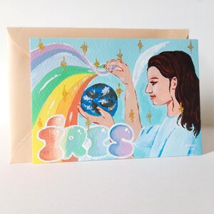 NAME BEDEUTUNG Geschenk Kunstwerk ORIGINAL Einzigartig, kleine Kunst Kinder Babyzimmer Kinderzimmer Dekor Kleiner, kanalisierter Malerei Seelenporträt Intuitiver Künstler