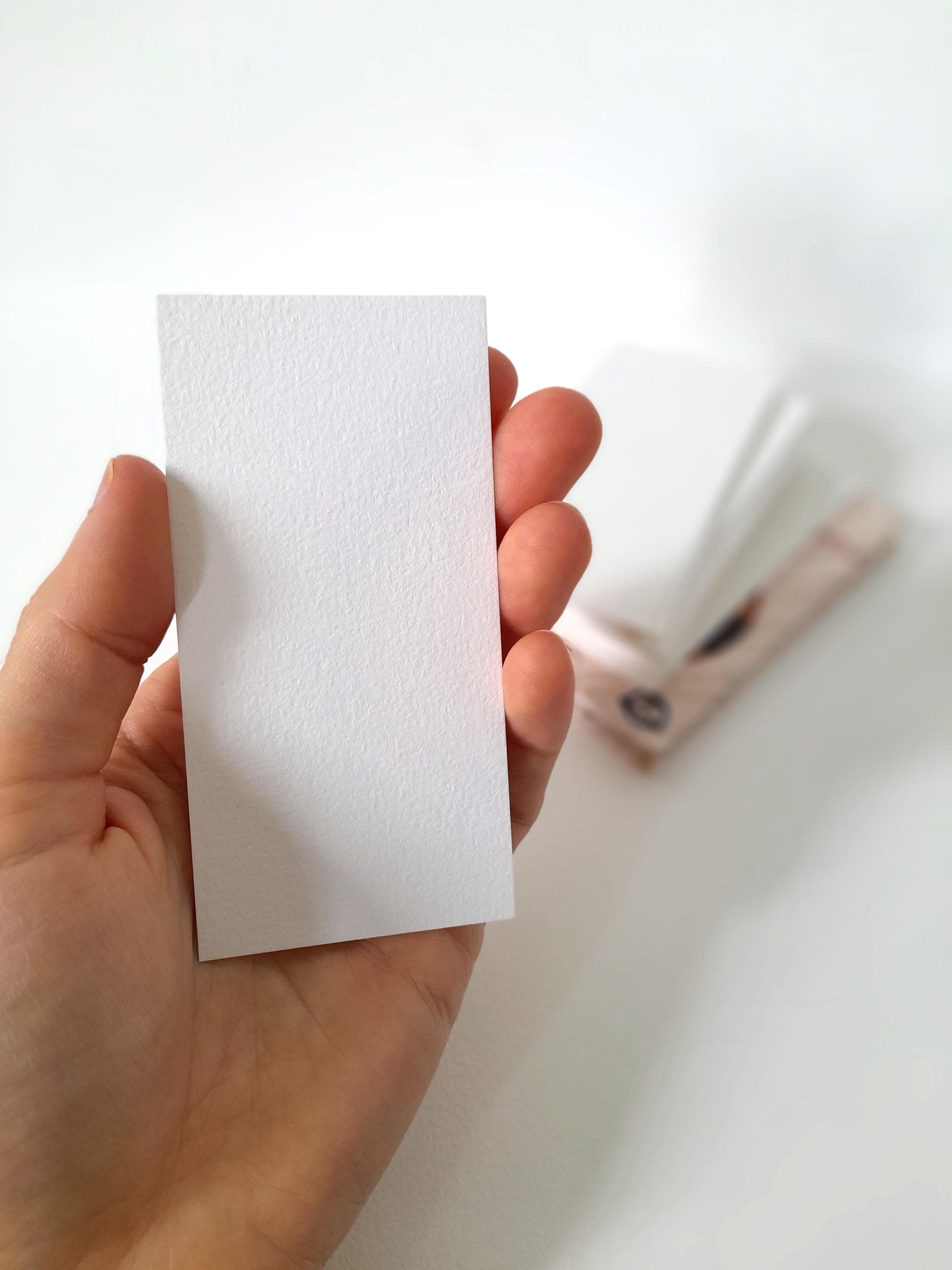Standard Bookmark Paper 2x4 Inch Mini Blank Bookmark, 2x6.5 Inch Long Book Mark and 2.5x6 Inch ...