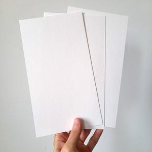 5 x 9 Zoll Aquarell Blanko Karton, Aquarell Gouache Papier 300gsm 140lb, Weißer Karton, und andere Größen 4x7, 4x8, 5x7, 5 x 8 Zoll, A5