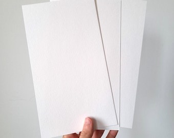 5x9 Inch Watercolor Blank Card Stock, Watercolour Gouache Paper 300gsm 140lb, White Cardstock, and Other Sizes 4x7, 4x8, 5x7, 5x8 Inch, A5