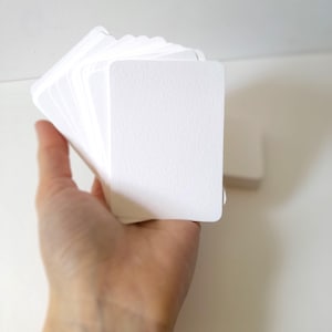 Blanko ACEO ATC mit Abgerundeten 5 mm Ecken, Kleine Aquarell Karten 300gsm 140lb, 2,5 x 3,5 Inch Papier