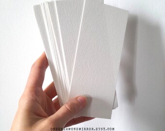 Lesezeichenherstellung, DIY Geschenkidee für Buchliebhaber, Seitenmarkierer für leeres Papier für Aquarell-Illustrationen, einfaches Basteln zu Hause