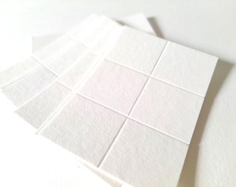 Blank Watercolor Cards, ACEO Standard Size, 300gsm Paper for Color Testing