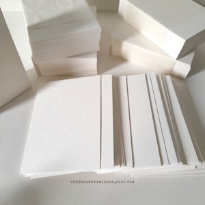 Blanko ACEO ATC, Kleine Aquarell Karten 300gsm 140lb, 2.5 x 3.5 Inch Papier