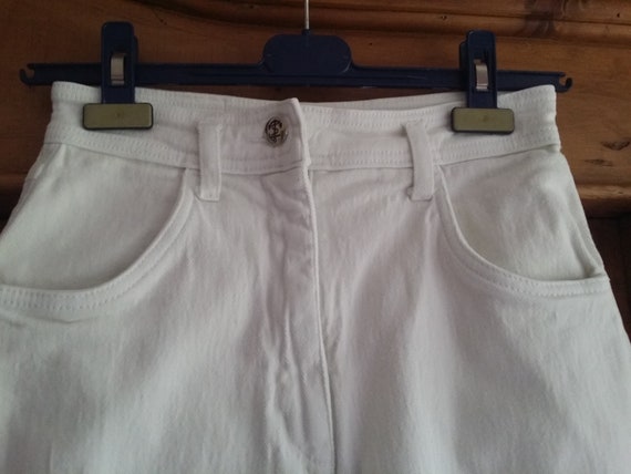 1980s Byblos cropped capri jeans - rare original … - image 4