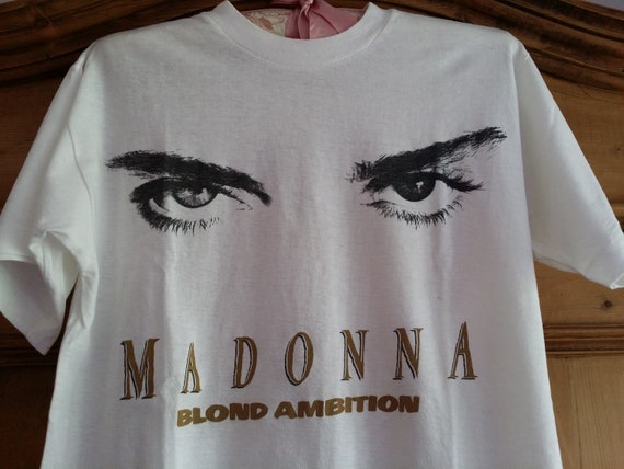 1990 Madonna Blond Ambition Tour T-shirt