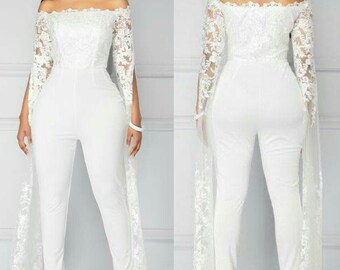 one piece pantsuit for wedding
