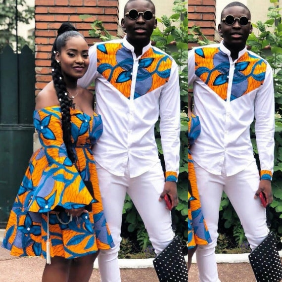 couples traditional wedding outfit