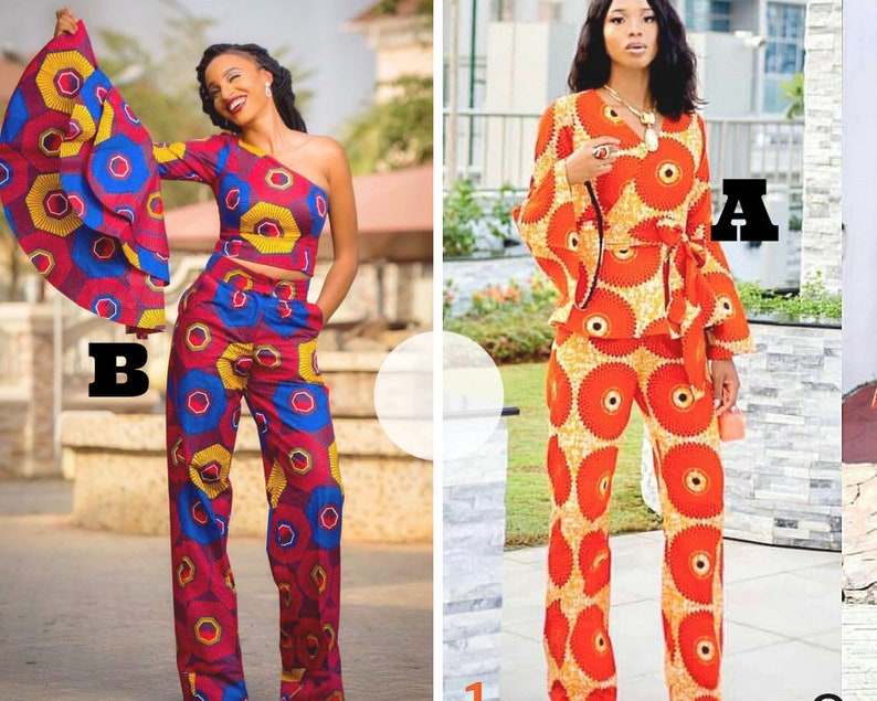 Ankara Trouser With Top / African Pant / Traditional Attire - Etsy