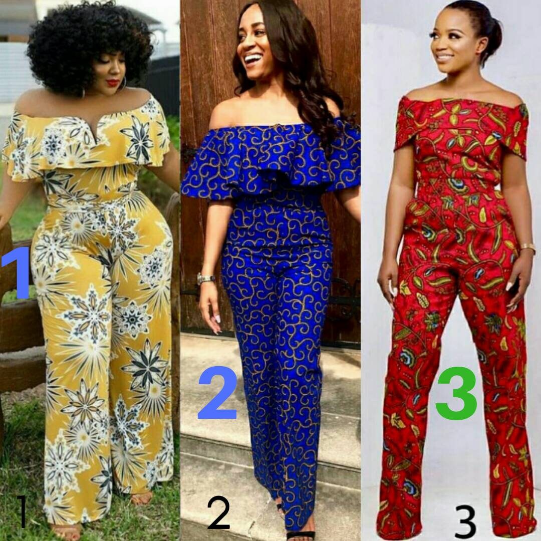 Ahdia Ankara Jumpsuit African Print Jumpsuit African Clothing for Women  Ankara Fashion Ankara Clothing African Jumpsuit 