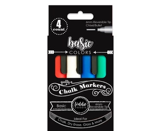 4ct Basic Colors Liquid Chalk Markers