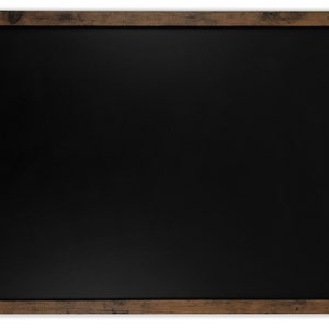 LARGE 24"x36" Rustic Framed Magnetic Chalk Board