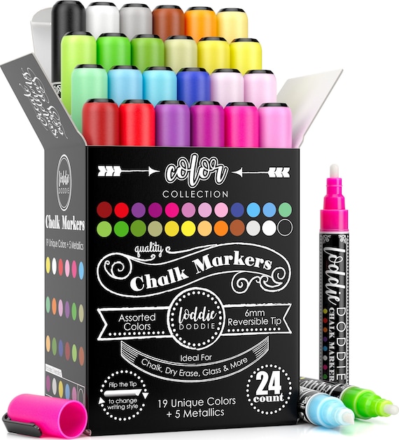 24ct Color Collection Chalk Markers 