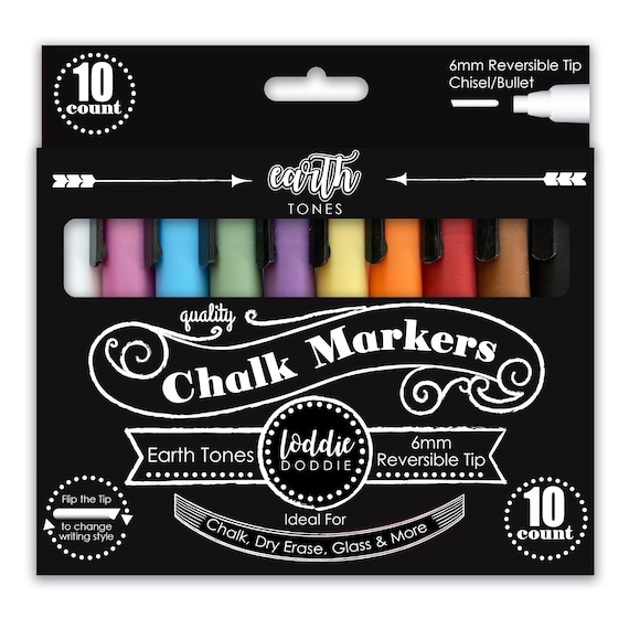 U Brands Liquid Chalk Dry Erase Markers Bullet Tip Assorted Colors 20-  Count -P