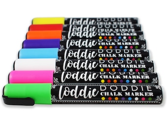 8ct Liquid Chalk Markers- Macaron Pastel MultiColors by Loddie Doddie