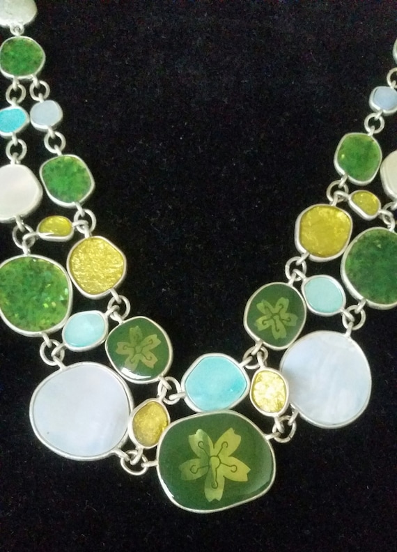 Vintage Liz Claiborne Necklace and Bracelet - image 1