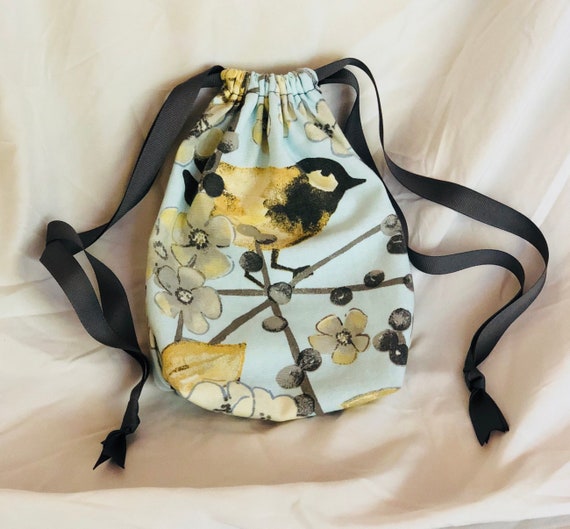 Montessori Mystery Bag, Montessori Stereognostic Bag, Montessori Fishing Bag,  Drawstring Bag 